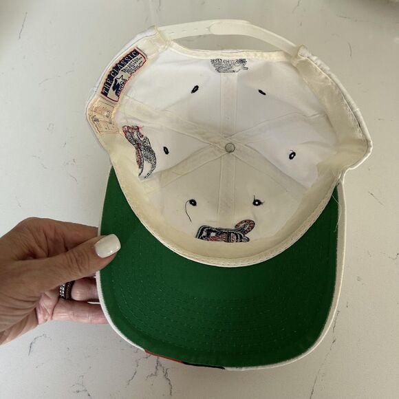 Vintage Detroit Tigers Hat Cap Snap Back White Gray MLB Baseball Starter 90s - Picture 8 of 10